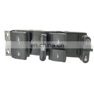 Black Electric Power Window Switch with Two Door For Volkswagen Passat B5 1J4959857D