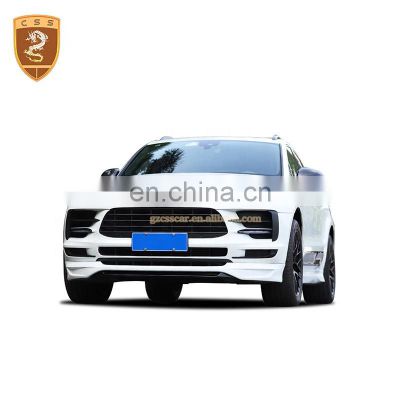 TKT Style Car Accessories Auto Bumper Lip Side Skirt For Por-sche Macan Side Skirts Extensions