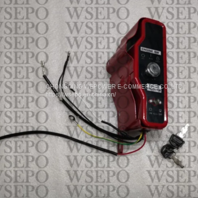 Red Color Electric Start Keybox for 173f 182f 188f 190f Gx270 Gx340 Gx390 Gx420 Predator 420cc Gas Engine 5kw-8kw Generator Spare Parts