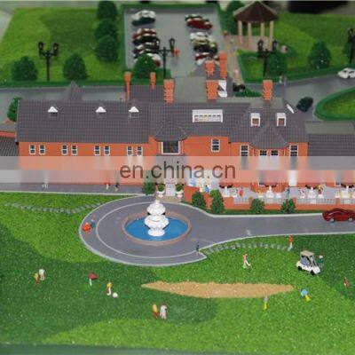 Small Resort &hotel Model for Exhibition , Miniature Scale Model