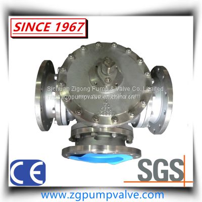 Duplex Stainless Steel, Titanium, Three-Way / Four-Way Ball Valve Switch The Flow