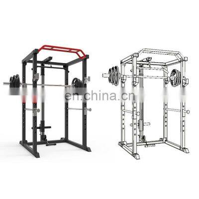 Chinese Manufacturers Use Fitness Equipment Heavy Duty Strength Training Device Squat Rack Weightlifting Half Rack photo-4