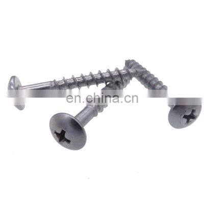 Zinc Finish Self Tapping Wood Screws Pan Head Cross Recessed Drive Screws