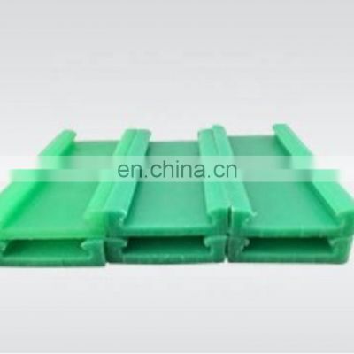 Decorative linear guide has good self lubricating and wear resistant conveyor guide rail