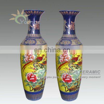 Wholesale Lots of H1.4meter China Ceramic Tall Vases For Home Decor