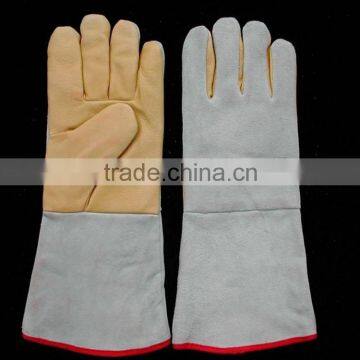 Natural colour Welding Gloves with good quality