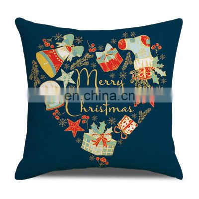 Branded Dark Green Modern Design Winter Holiday Custom Decorative Wholesale Christmas Pillow Covers