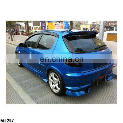 ABS Primer Painted Back Roof Spoiler For 207 2D Rear Spoiler photo-2