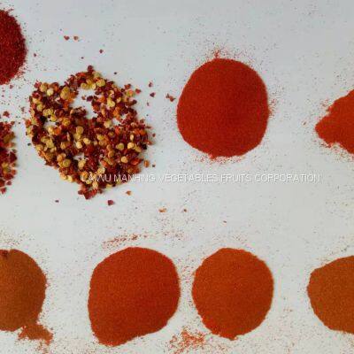 Ground paprika 500SHU 60-200 ASTA free of toxins chlormequat chlorates pesticides paprika powder