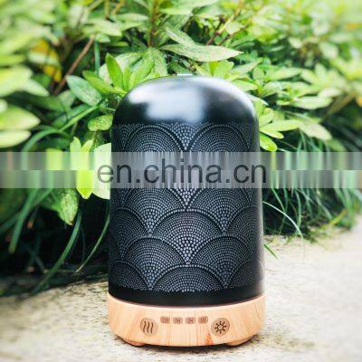 3D Moving Flame Atmosphere Lamp Ultrasonic Essential Oil Glass Aroma Diffuseurs Huiles Essentielles Magic Flame Humidifier photo-2