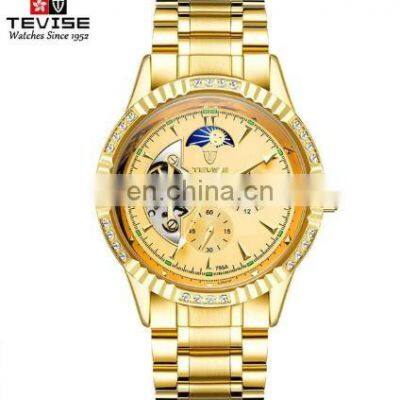 TEVISE Men Brand Watch Fashion Luxury Wristwatch Waterproof Semi-automatic Mechanical Watch Luminous Sport Casual Watches photo-2