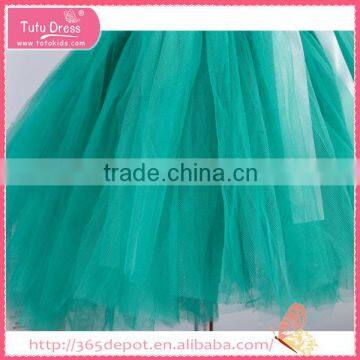 Pure Color children long frocks designs fluffy voile girl's dress children frocks designs