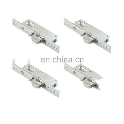 Европейский рынок. Стальной корпус накладного замка на фальшшпон с 3 латунными ключами, без ручек photo-3