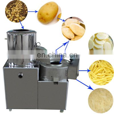 Fully  Automatic French Fries Sweet Potato Chips  Peeler Slicer Washing  Making Cutting  Machine Price