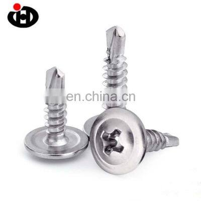 Custom YJT 4053 Phillips screwdriver truss head with gasket self-drilling screws, can be customized