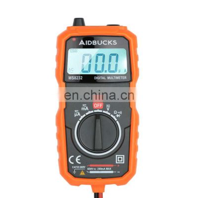 AIDBUCKS Digital Multimeter Digital New Design AC/DC Voltage Current 600V True RMS Smart Digital Multimeter For Sale Tester