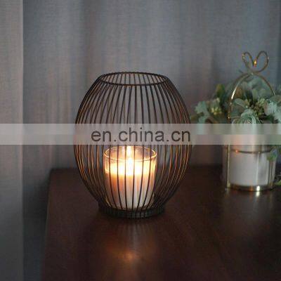Wholesale Luxury Chinese Metal Candle Holder Home Decorations Birdcage photo-3