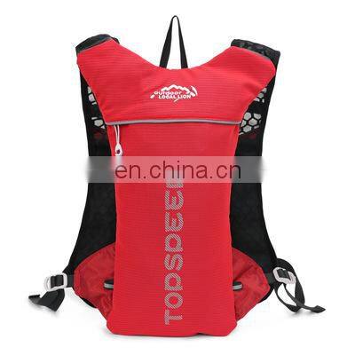 Custom Logo Outdoor Riding Running Hydration Backpack Vest With Adjustable Strap  Running waterproof backpack Jogging Water Bott