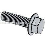 Customizable Hex Head Flange Bolt For Automobile / Energy Industry photo-2