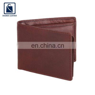Cotton Lining Material Fashion Style Elegant Design Genuine Leather Wallet for Men photo-4