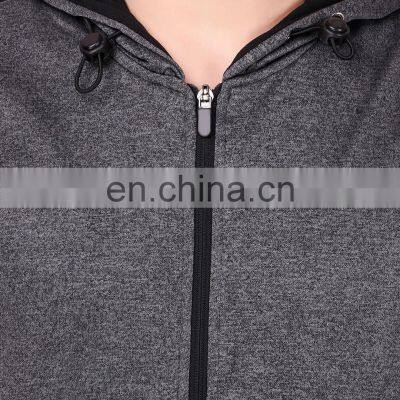 Summer/Spring Men 100% Cotton Pullover Gym Hoodie Custom Racerback Mens Sleeveless Hoodie photo-4