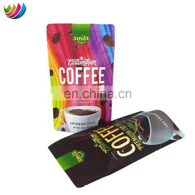 Custom Printed 50g 250g 500g 1kg Stand up Pouch Packaging Wholesale Coffee Bag With Valve and Zipper photo-2