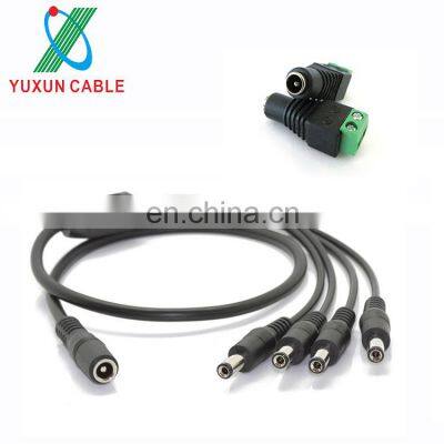 12 V Dc Extension Cable CCTV Camera 4 Channel Male To Female DC Adapter photo-4