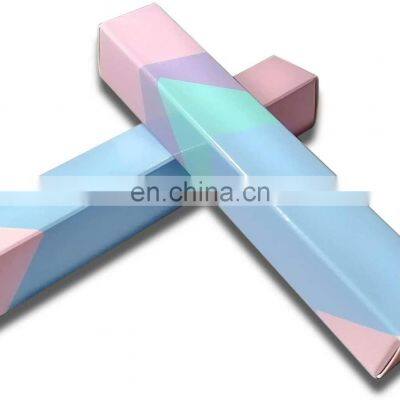 Pink Color Logo Hot Custom Cosmetics Lipstick Set Lip Glossy Tube Packaging Design Eyeliner Box Packaging Paper Boxes photo-4
