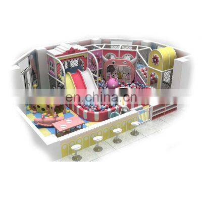 Seven colors indoor playground plastic playsets, Indoor soft amusement park