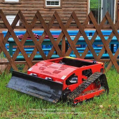 robot slope mower, China industrial remote control lawn mower price, rc mower for sale