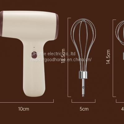 Wireless Electric Egg Beater Household Mini Cream Automatic Dispatcher Cake Baking Handheld Charging Stirring Machine（Wechat:13510231336） photo-3