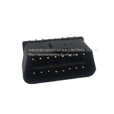 PCB BASED J1962 MALE OBDII 16 PIN CONNECTOR OBD male connector