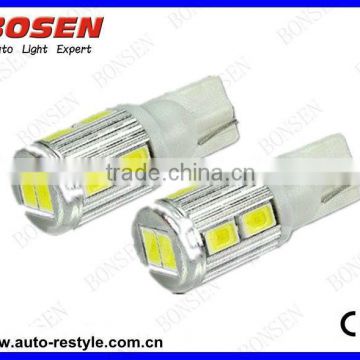 led auto bulb W5W T10 194 10smd 5630 side marker light,board light