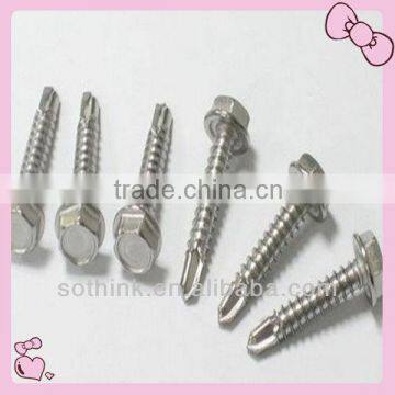 High Quality Low Carbon Stainless Steel Wafer Head Self Drilling Screws