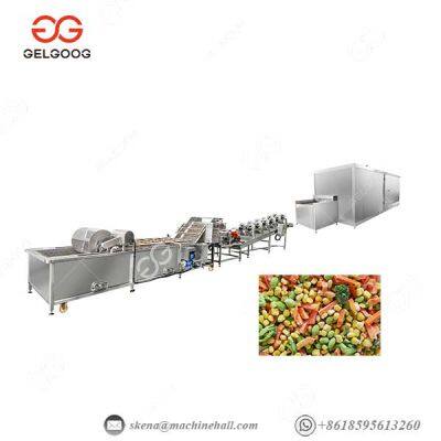 Personalização de Fábrica Linha de Processamento de Legumes Congelados