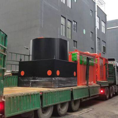 Magnetic energy pyrolysis garbage treatment machine