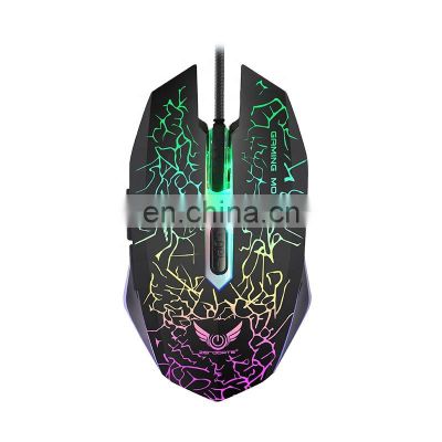 Best Selling 6D Wired Game Mouse LED Backlit Ergonomic Style USB Connection Optical Right Laptop Desktop PC Promotional Price