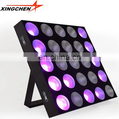 High brightness 25pcs 30w RGB 5x5 LED DMX Matrix Light 5x5 Blinder Light