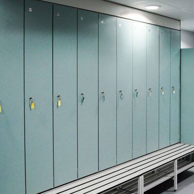 Custom Made Durable Gym School Parcel Locker Compact HPL Locker for Sale photo-4