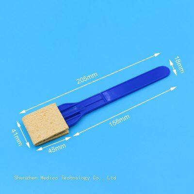 Pre-moistened Neutralizing Buffer Large Square Head Cellulose Sponge Sampler for Environmental Sampling photo-4