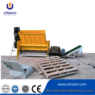 Wood Pallet Shredder with Magnetic Separator & Conveyor: Efficient Recycling Solution