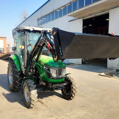 Tractor Loader Backhoe 50hp Tractor With Front End Loader and Backhoe