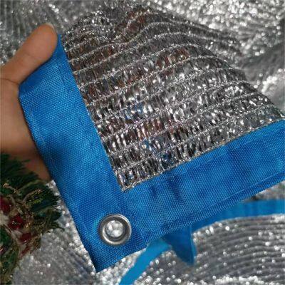 Silver Color Light Diffusing Aluminum Net Shade Cloth Sun Shade Netting Shade Mesh for Summer Outdoor Use