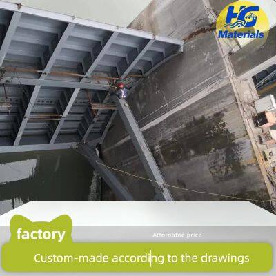 Arc gate channel steel gate, flat steel gate, hydraulic engineering channel gate, manual and electric valves