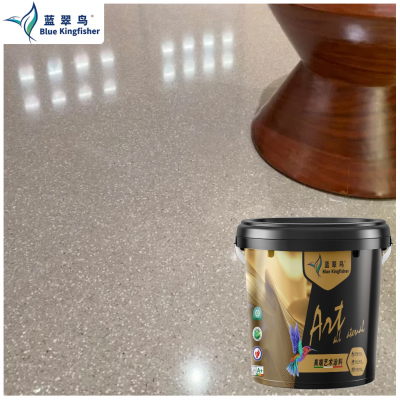 Blue Kingfisher Paint Factory Produces Epoxy Colored Sand Self-leveling Floor Paint