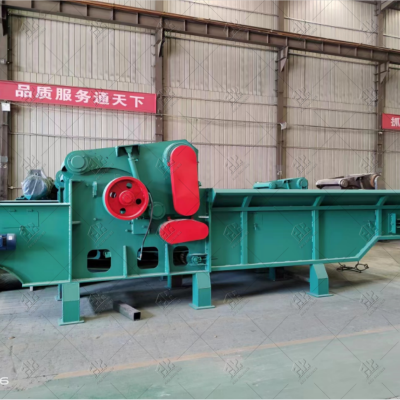 CE Certified Industrial Wood Chipper with 15-Inch Cutting Capacity and Hydraulic Feed