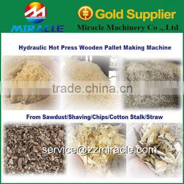 Automatic Wooden Pallet Production Line/compressed Pallet Molding Machine photo-3