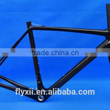 FLX-FR-322 : Carbon Glossy Cycling Road Bike Frame Bicycle Fork : 50cm 52cm 54cm 56cm 58cm