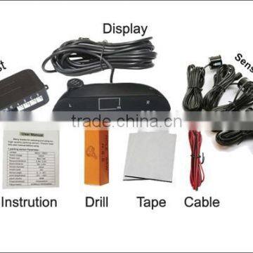 Good Sellin New Design Rearview Parking Sensor Led Color Display and Rear 4 Sensors Self Designed Control Box Good Quality photo-3