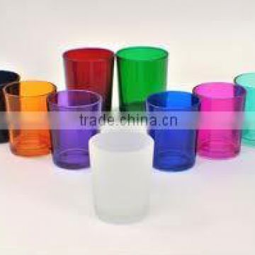 multicolor tealight candle votives